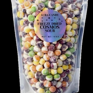 1 POUND Freeze Dried Candy COSMOS Sour, XL Bag