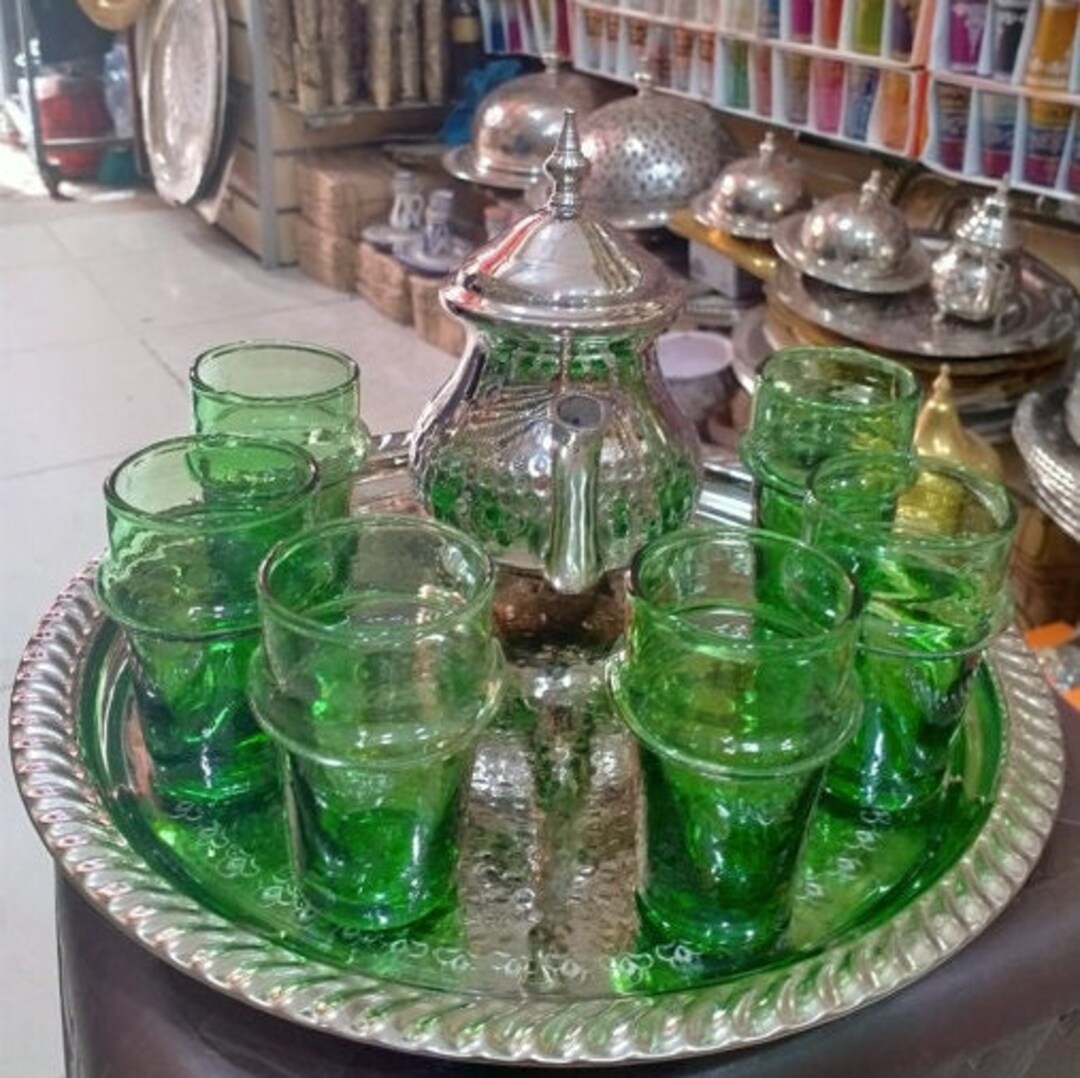 Morrish Moroccan Tea Glasses Set - Treasure of Morocco