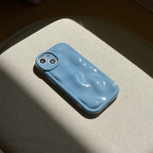 Funda bonita con patrón de meteorito para iPhone 15, 14, 13, 12, 11 Pro Max, funda para iPhone 15, 14, 13, 12, 11, funda para iPhone 15, 14, 13, 12, 11 Pro Blue