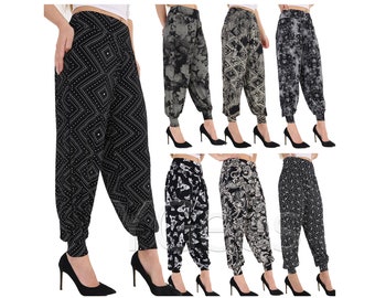 Stylish Womens Trouser, Alibaba Inspired Harem Pants, Baggy Fit, Fashionable Bottoms, Trendy Harem Style Baggy Pants, Trendy Harem Pants