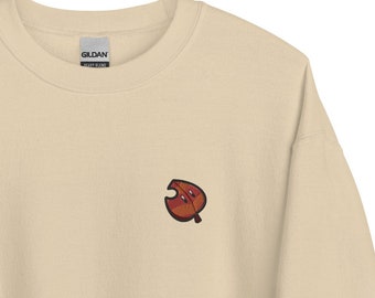 Maple Treeway Embroidered Minimal Sweatshirt for Nintendo Gaming Fans