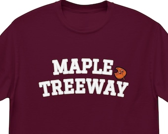 Maple Treeway University Tee Shirt for Nintendo Gaming Fans