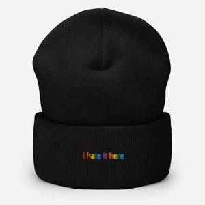 SUBTLE Jag hatar det här Beanie