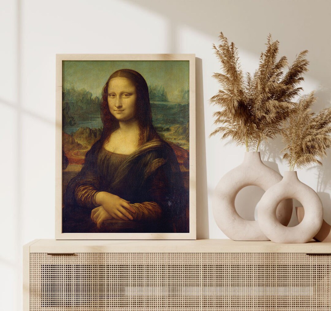 The Mona Lisa Printable Art Mona Lisa Canvas Print Etsy The Mona Lisa Printable Art Mona Lisa Canvas Print Etsy