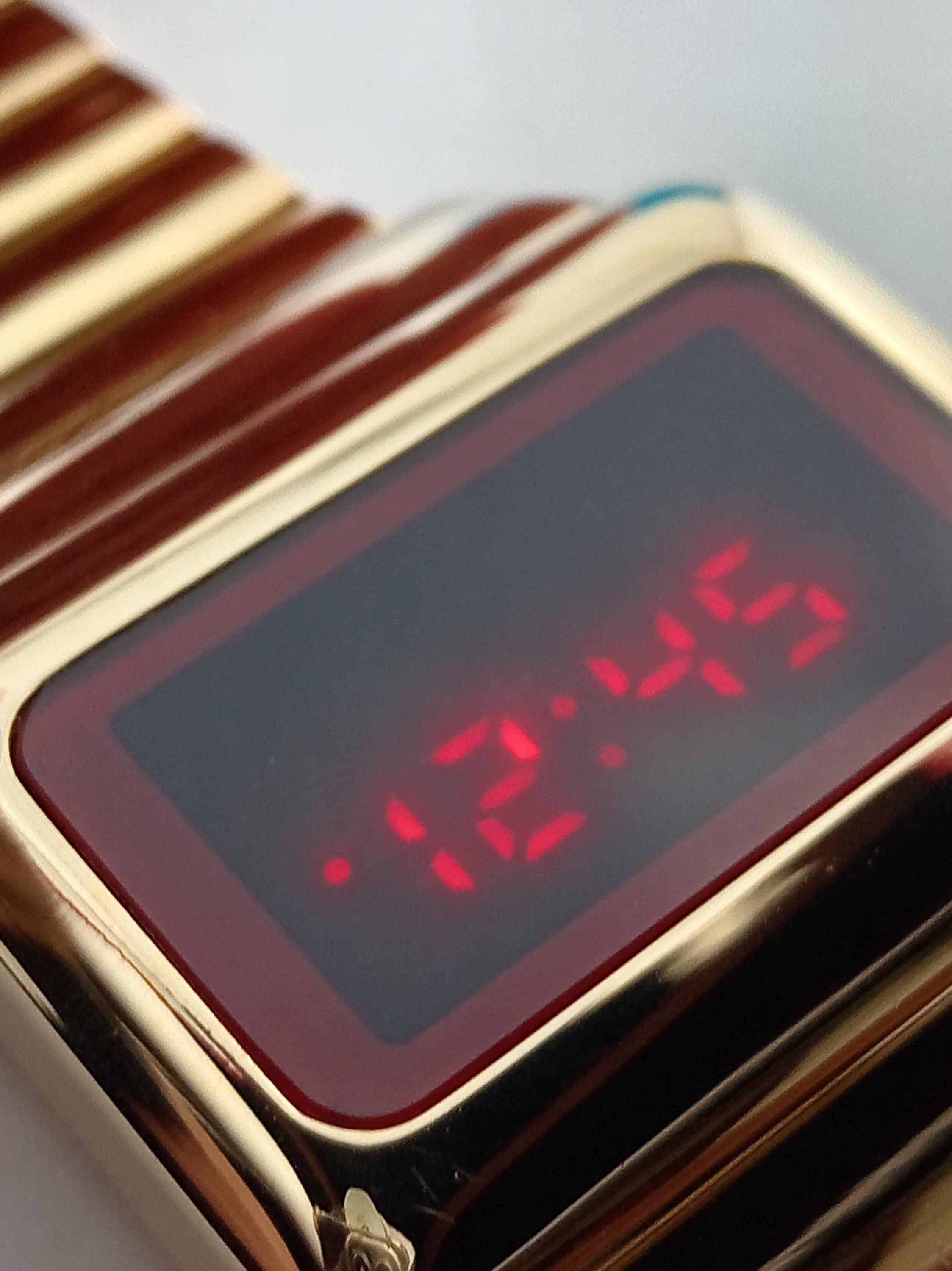 1970s red led watch - Etsy 日本