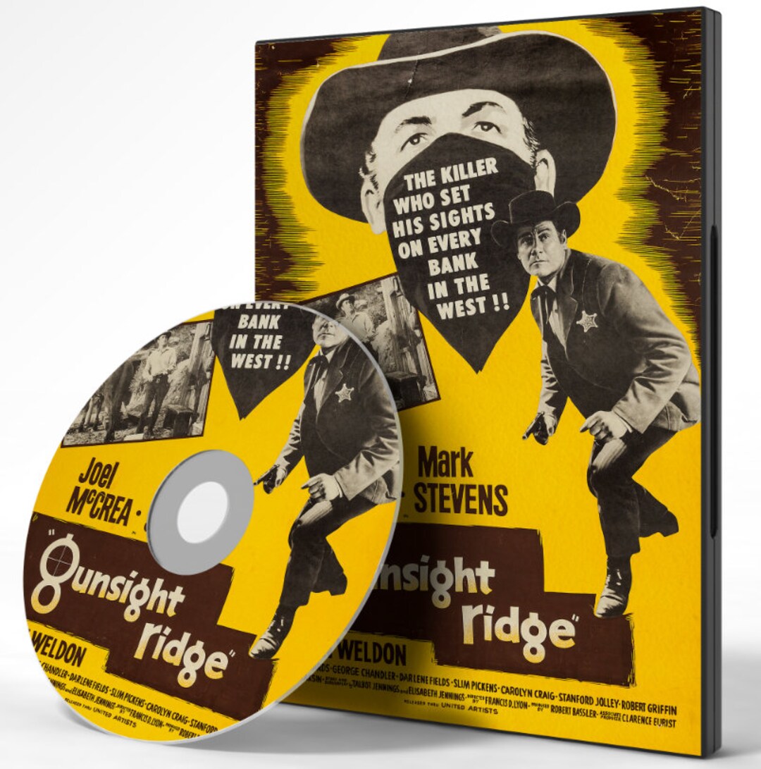 Gunsight Ridge 1957 Action Adventure Crime DVD Etsy