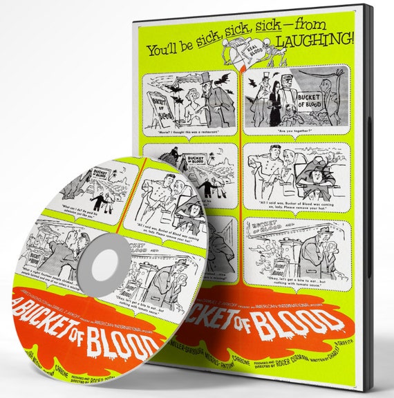 A Bucket of Blood 1959 Comedy Crime Horror DVD Etsy