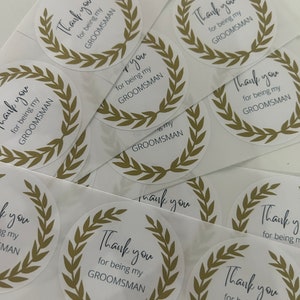 Personalisierte Aufkleber Sticker Etiketten, Hochzeit, Geburtstag, Feier, Taufe, Kommunion, Danke Aufkleber, Aufkleber mit Namen, Boho Style Bild 6