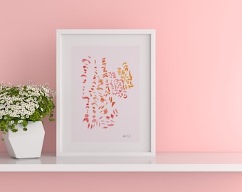 Energetische Aktivierung der Sternensaat, Atlantis Original Kunstdruck, spirituelle Energie Lyra, Art Brut, Soul Origins