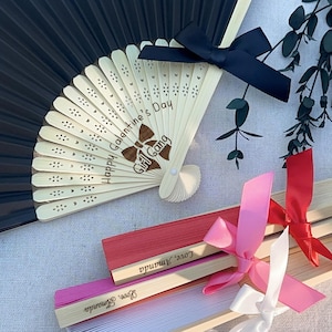 Galentines Day Gifts Fan with Ribbon Bows, Girl Night Party Favor for Guests, Friends Galentine, Friends Valentines Day, Gift Best Friends image 6