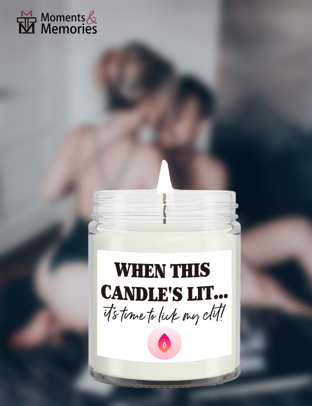 Sexy Candle Labels/lick My Dit/flirty Valentines Gifts/dirty Candle