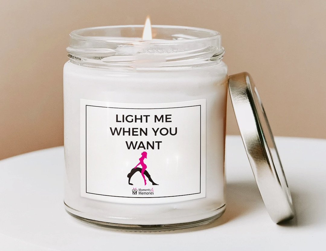 Funny Candle Labels/dirty Candle Label for Him/gift for Etsy