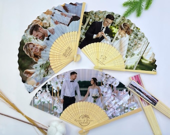 Custom Fan for Wedding Party/Engraved Wedding Fan/Bulk Wedding Favor Fans/Anniversary Gift/Personalized Gift/Gift for Wife/Wedding Reception