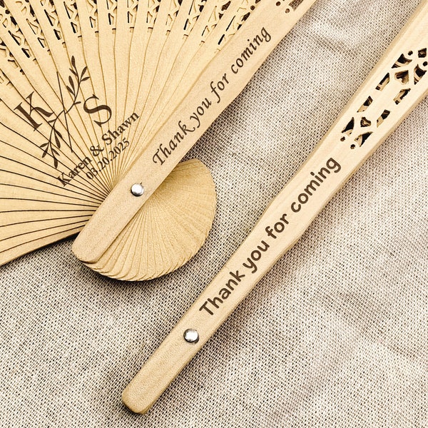 Bulk Wedding Fans Rustic Fans Wedding Favors Fan Personalized Wedding Favors Custom Hand Fan Wedding Fan Sets in bulk Summer Fans