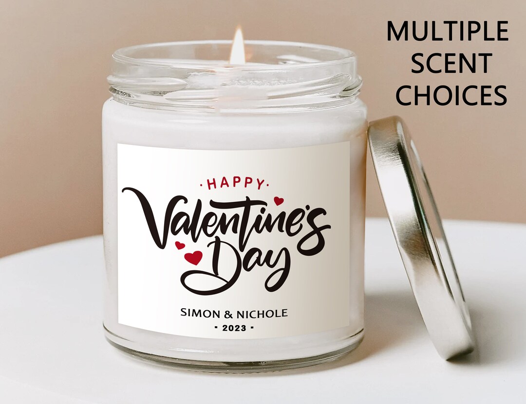Custom Valentine's Day Gift/meaningful Gift for Him/cute Candles ...