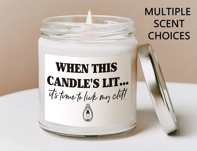 Sexy Candle Labels/lick My Dit/dirty Candle Labels for Him Boyfriend