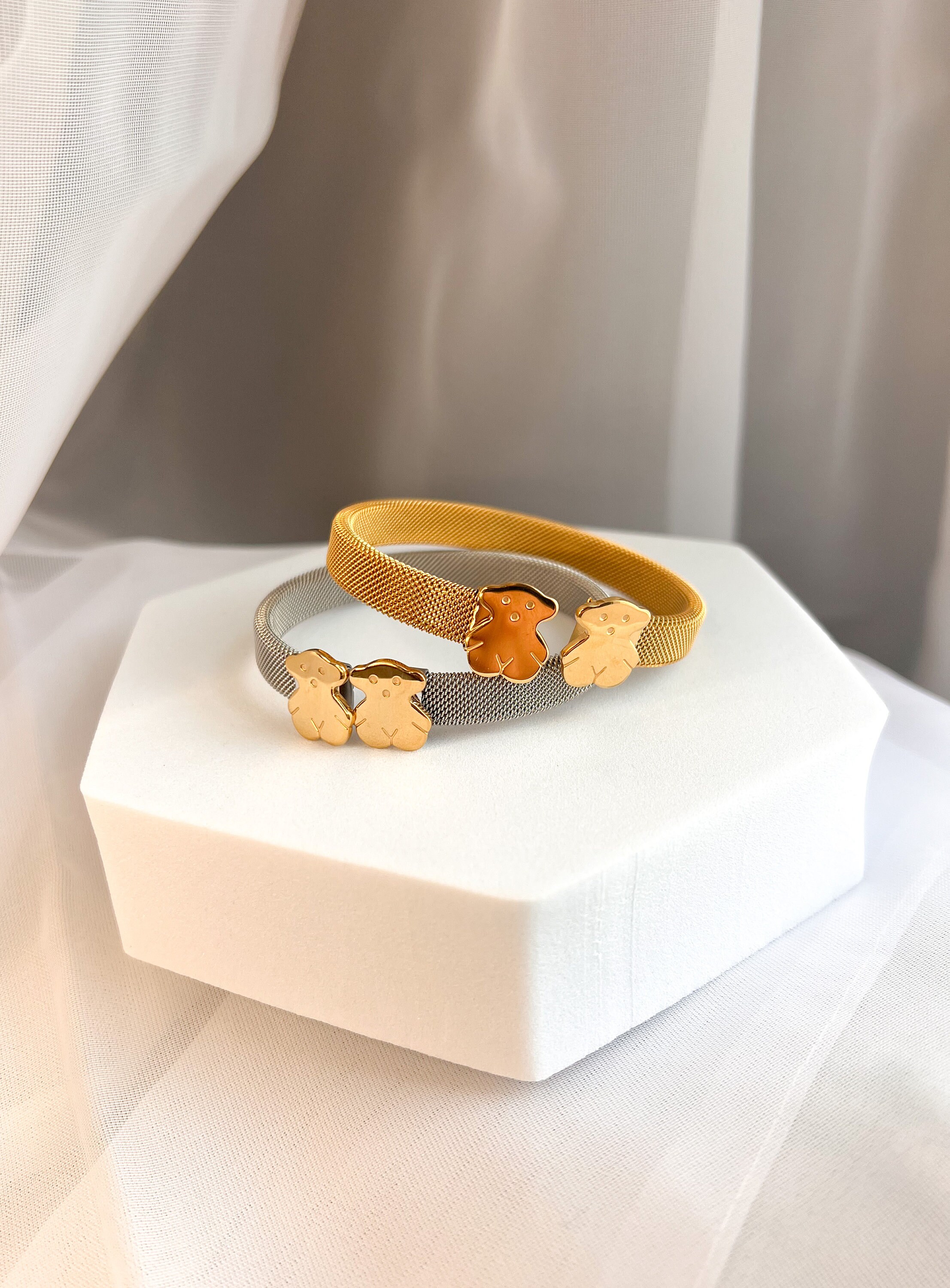 Bracelet Manchette Tous 'Bow Open' En Argent Sterling 925 - Authentique Et D'occasion