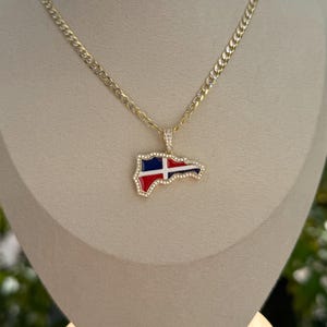 Dominican Chain  | 925 Sterling Silver Necklace | 14k Gold Plated Necklace | Elegant Necklace