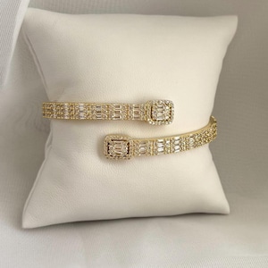 Wrap Bangle Bracelet | Stainless Steel Bangle | Trendy Jewelry