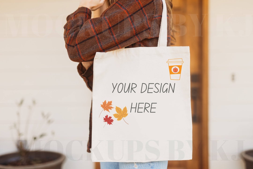 Canvas Tote Bag Mockup Model Mockup Tote Bag Mockup for Etsy