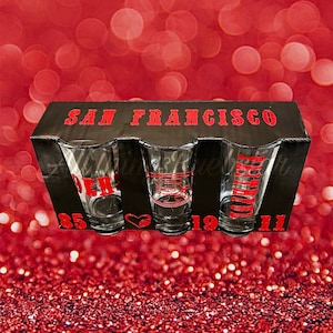 Vintage 9ers Shot Glasses