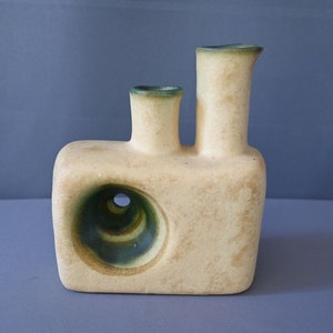 Nikos Dazelipis Modernist Sculptural Abstract Ceramic Clay Vase