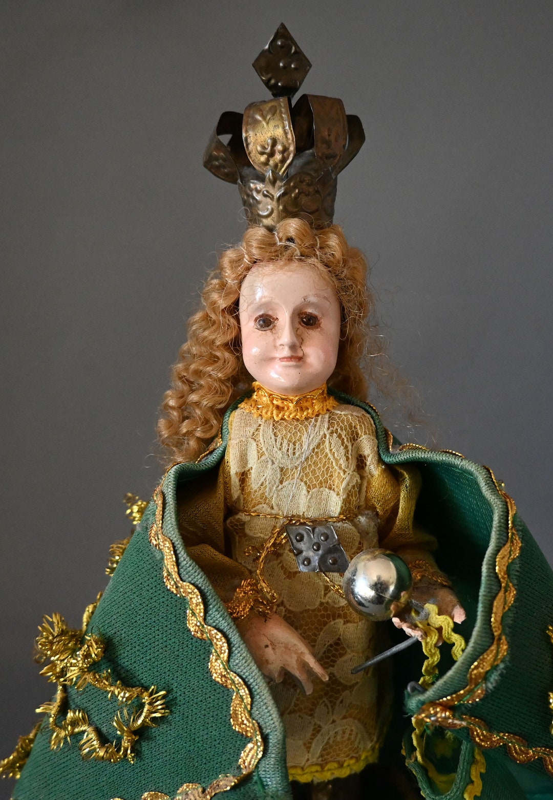 Orecchini Con Moneta Atocha In Oro 14 Carati, Gioielli Pendenti Con Tesoro Sommerso - Italia - Foto 3