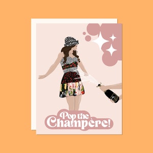 Pop de Champère | Emily in Parijs | Wenskaart - Verjaardag/Gefeliciteerd/Viering