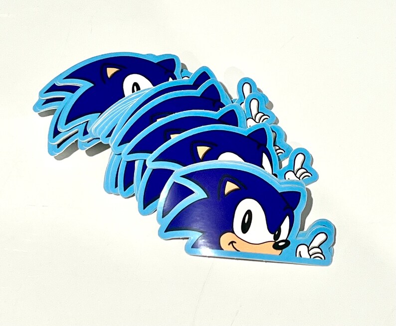 Sonic the Hedgehog Sticker - Etsy