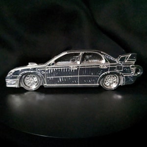 Subaru WRX Keychain (Aluminum)