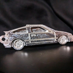 Honda CRX Keychain (Aluminum)