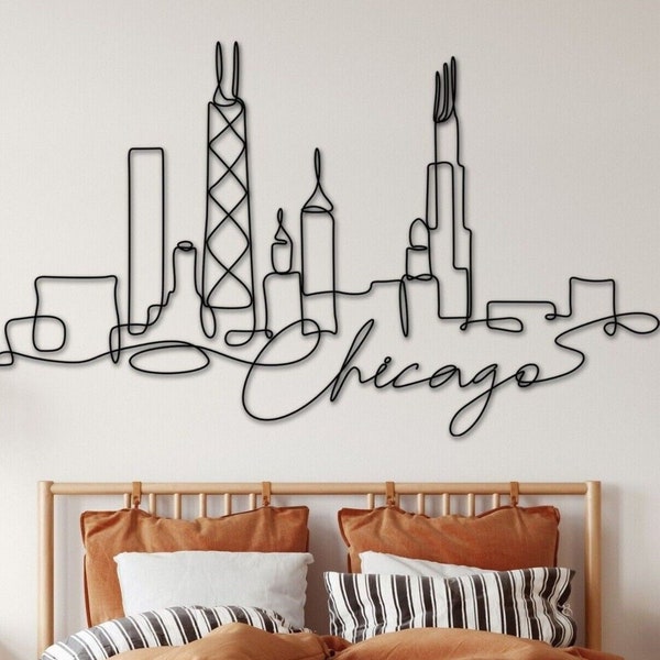 Chicago Wall Decor Etsy