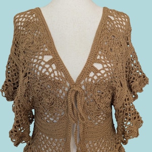 Made to Order - Bohemian Elegance Crochet Lace Blouse