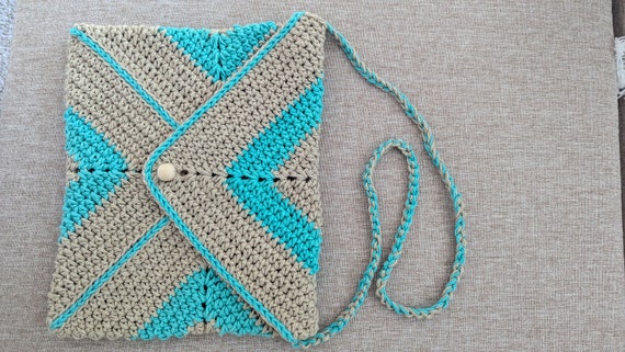Made to Order - Ocean Breeze Crochet Shoulder Bag