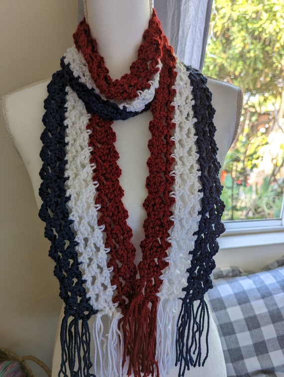 CROCHET PATTERN - The American Crochet Lace Scarf