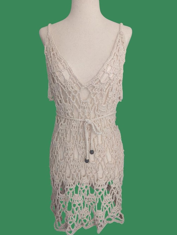 MADE TO ORDER - The Whispering Shells Crochet Beach Cover-Up