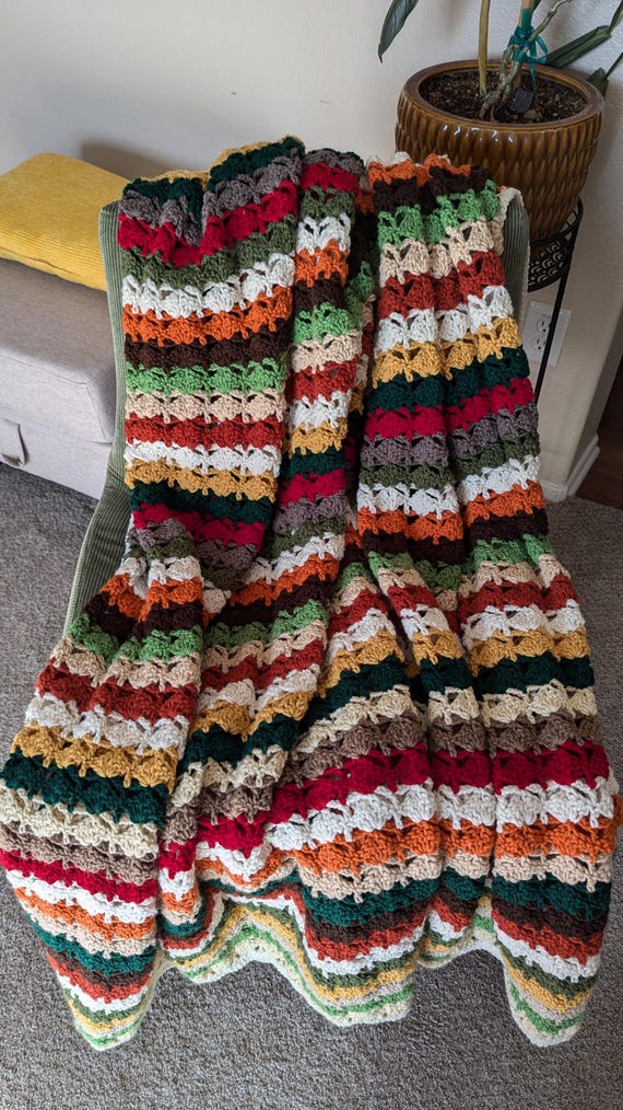 Made to Order - Autumn Harmony Crochet Afghan