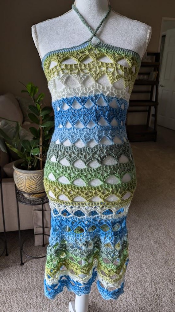 Made to Order - Crochet Seaside Serenity Dress/Skirt