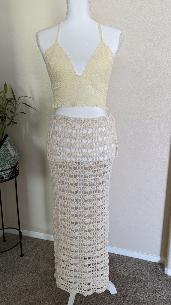Made to Order - Crochet Mesh Skirt