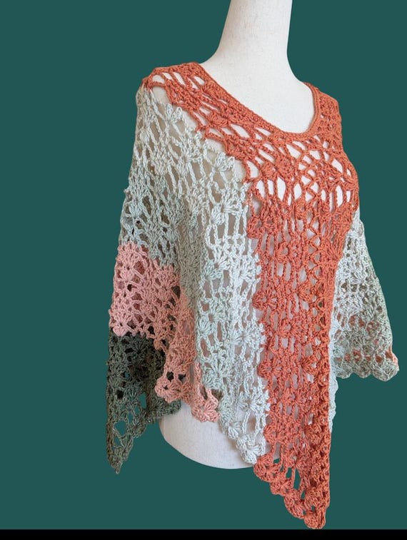 Made to Order - Pineapple Dreams Crochet Poncho