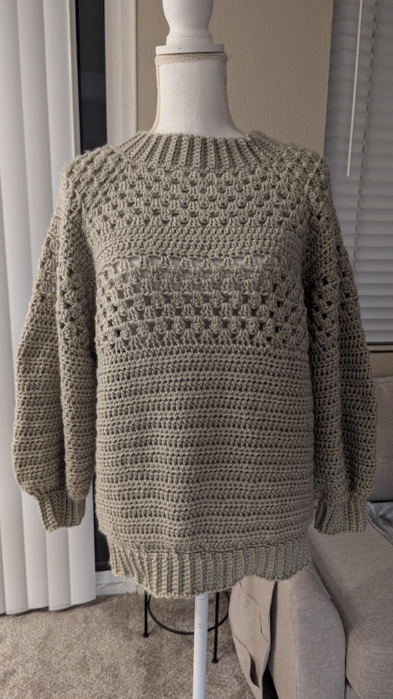 Made to Order - Cozy Ridge Crochet Sweater