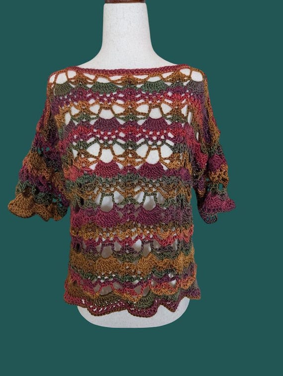 Made to Order - Autumn Breeze Crochet Top