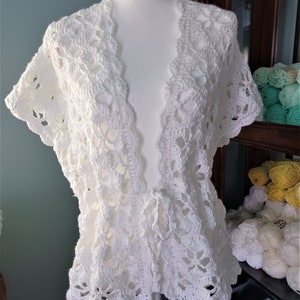 Made to Order - Star-Lace Stitch Crochet Kimono