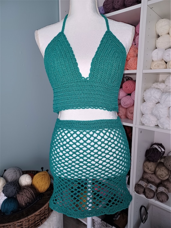 CROCHET PATTERN - Jade Day Crochet Mesh Skirt