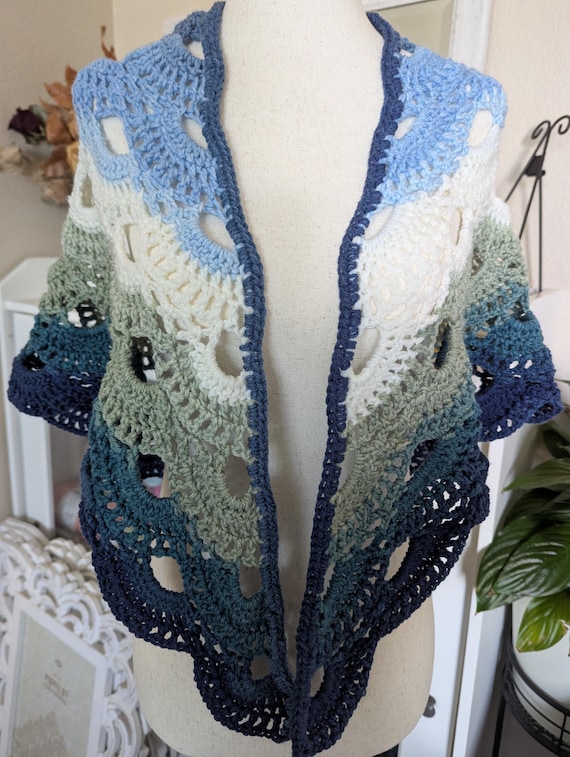 Made to Order - Winter Sea Virus Shawl