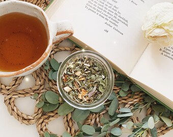 Serenity Herbal Tea, Organic, Loose Tea, Clean Living, Herbal, Herbal Teas, Tea