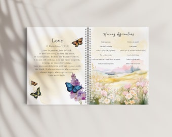 Morning Menu Inserts: Nature, Poetry, Bible, Art, Digital Download