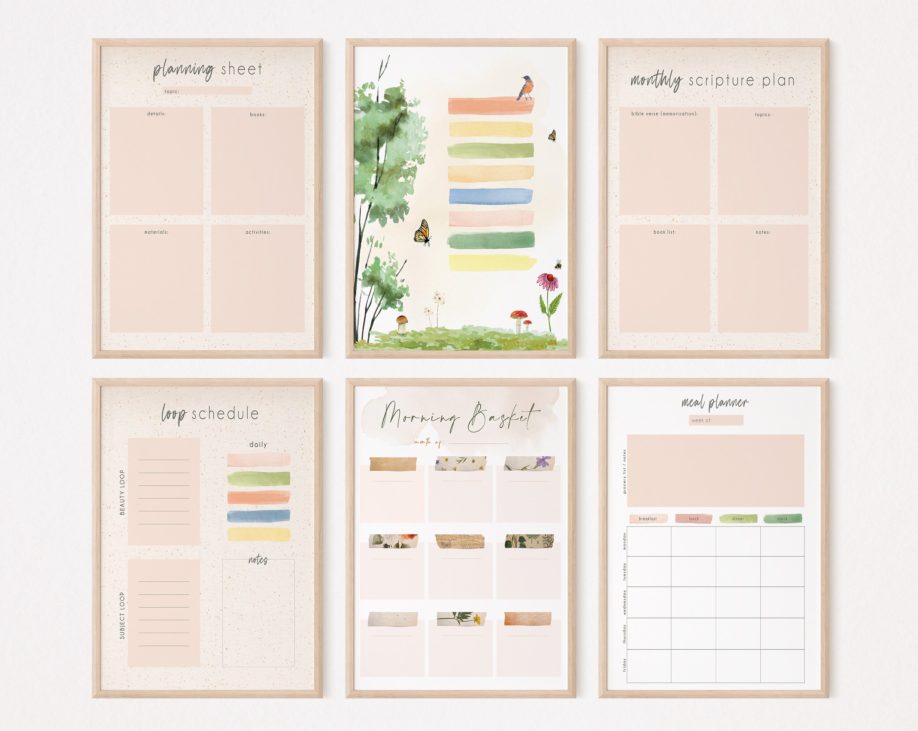 Charlotte Mason Planner Homeschool Planner Teacher Planner - Etsy