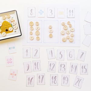 Math Mat, Montessori Math Board, Printable Math Board, Math, Math Lessons, Educational, Addition, Subtraction, Multiplication, Division