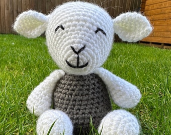 Herdwick Sheep Crochet Pattern, Hilda the Herdwick, Crochet Animal, DIY, Toy, Amigurumi, Herdy Lamb